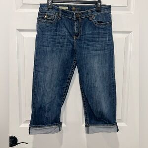 Kut From The Kloth Jeans Womens 10‎ Natalie Crop Mid Rise Stretch Denim Casual
